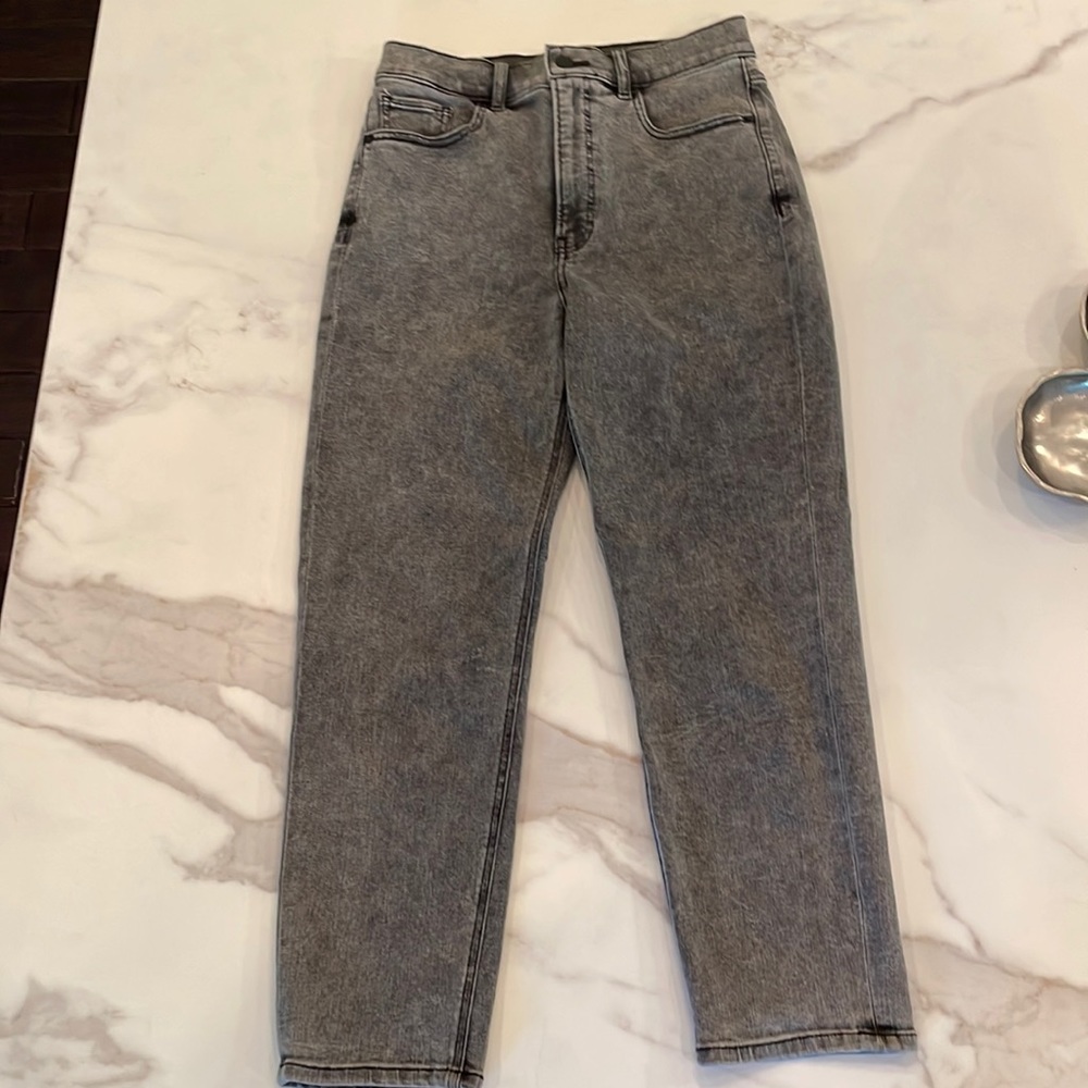 Washed black jeans
